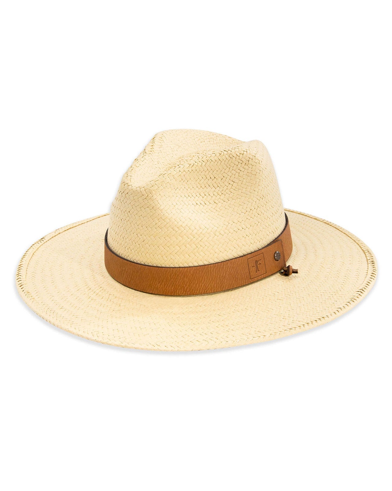 Brimmed Field Hat - Burlap Straw