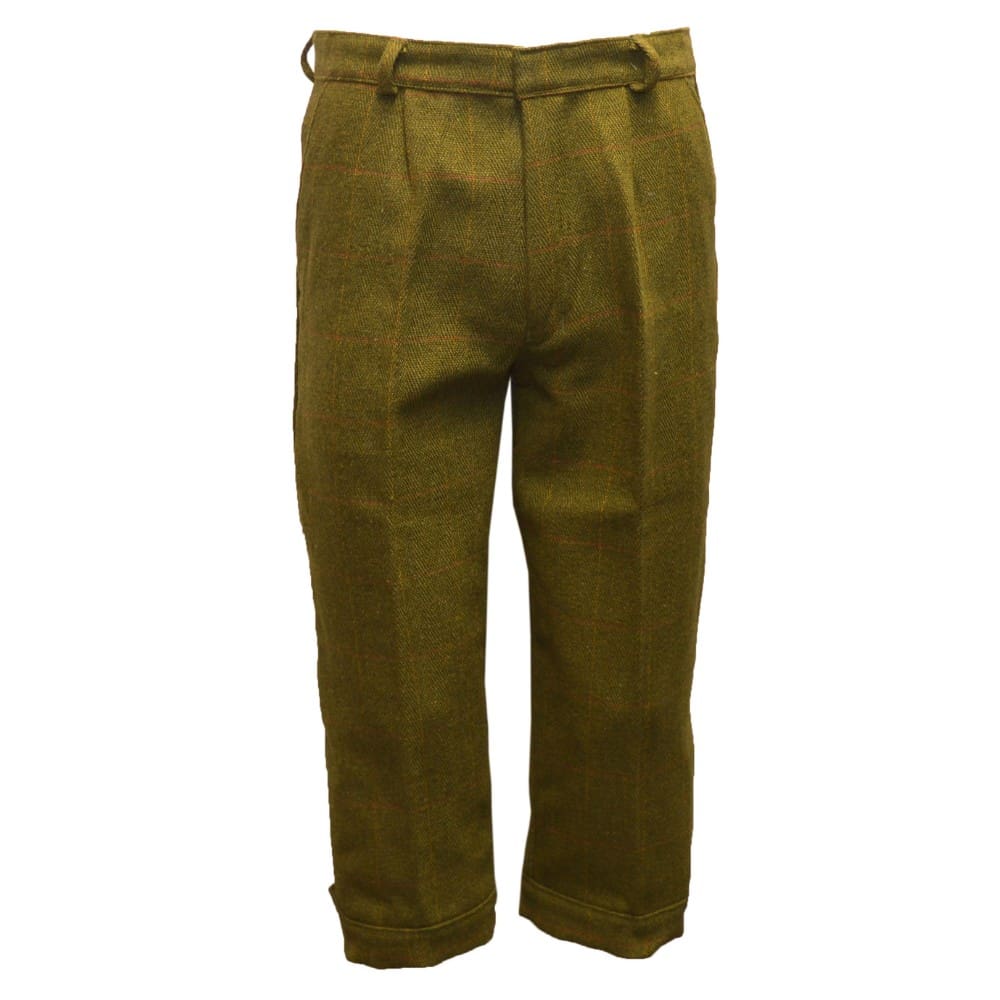 Derby Tweed Oakridge Breeks in Dark Sage, front