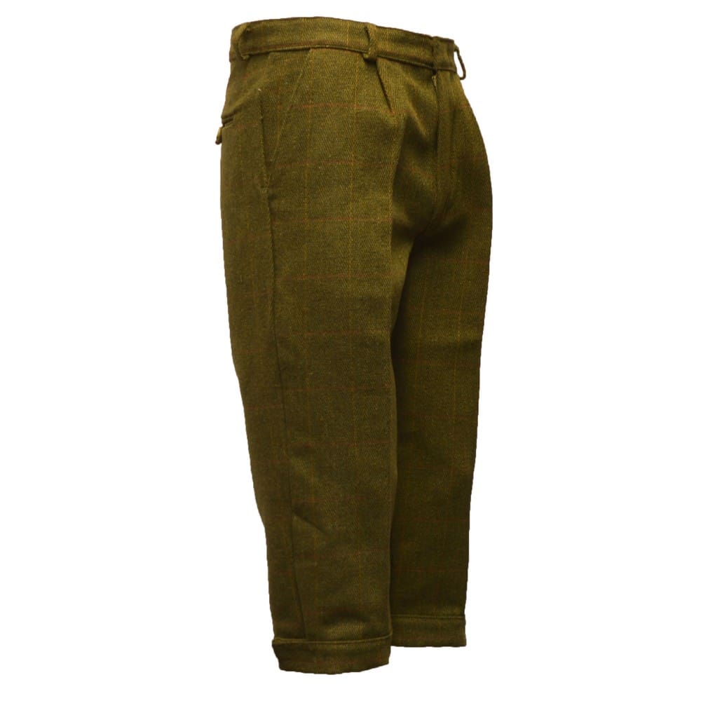Derby Tweed Oakridge Breeks in Dark Sage, back
