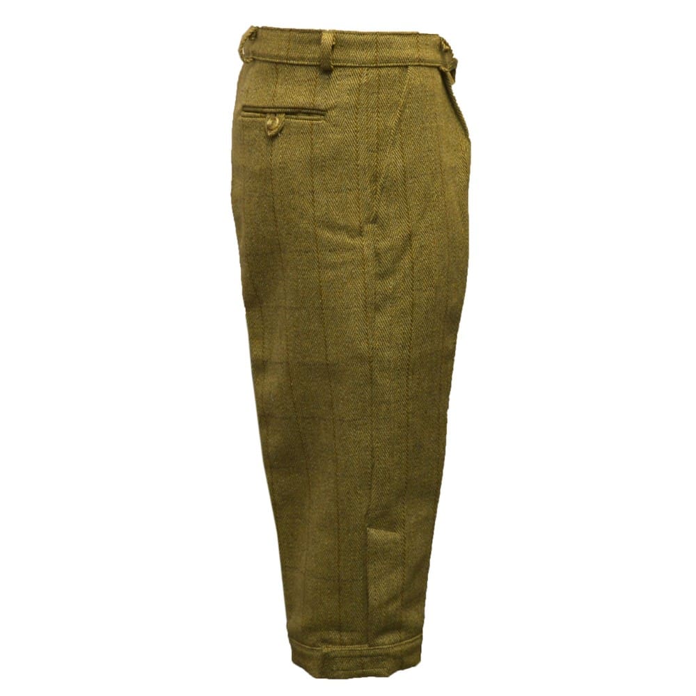 Derby Tweed Oakridge Breeks in Light Sage, detail