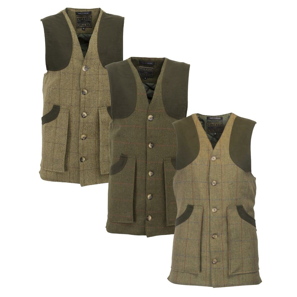 Men's Derby Tweed Winston Waistcoat in all three colorways