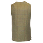 Men's Derby Tweed Winston Waistcoat in Forest Green, detail