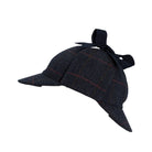 Derby Tweed Woodstock Deerstalker Hat in Blue Tweed, side