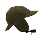 Derby Tweed Woodstock Deerstalker Hat in Dark Sage, back